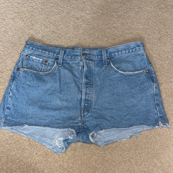 Levi's Pants - Levi's Blue Jean Shorts High-Waisted Cutoff